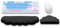 Handballenauflage für Tastatur und Maus, Cloud Wrist Rest, Ergonomisches Memory-Foam-Handgelenkstützen-Set für Büro und Spiele, Schmerzlinderung im Handgelenk,Schwarz