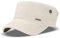 CACUSS Herren Baseballmütze Erwachsenen Mütze Baumwolle Army Kappe Cadet Hat Military Flat Top Verstellbare Baseballkappe für Draussen, Sport und Reisen