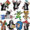 alles-meine.de GmbH Bügelbild - Der kleine Maulwurf - 6,5 cm * 7,4 cm - Aufnäher/Applikation/Aufbügler - gestickter Flicken - Bügelflicken/Hosenflicken - Bügelsticker - Kin..