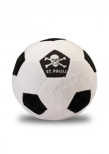 FC St. Pauli - Totenkopf - Plüschball schwarz/weiß Durchmesser: 15cm