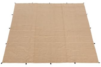 CanvasCamp Classic Shelter Square Sonnensegel Quadratisch 6x6m Wasserdicht Mit Ösen - Segeltuch Wasserdichter Sonnenschutz Terrassenüberdachung Ohne Bohren - Regenschutz Terrasse, Garten