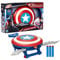 Marvel Studios Captain America Brave New World NERF Flügelschild Blaster, Schild Rollenspielzeug, Red