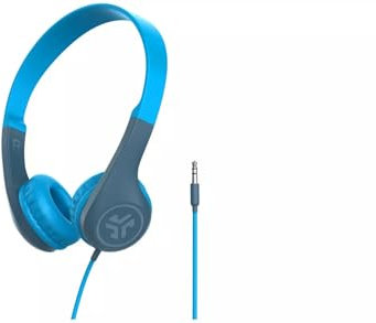 JLab JBuddies Pop kabelgebundene Kopfhörer für Kinder, Blau