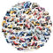 50 Pcs Racing Car Stickers Laptop Car Scrapbook Phone Skateboard Suitcase Luggage Bike Sports Car Vinyl Waterproof Aesthetic Personalised Stickers for Teens Boys Girls Adults
