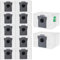 Lot de 12 sacs d'aspirateur pour Dreame X40 Ultra/X50 Ultra/L10s Pro Ultra Heat, L40 Ultra/X30 Ultra/L20 Ultra/L50 Pro Ultra/E30/L10s Ultra Gen 2/S30/S10/Mova P50 Pro Ultra,P50 Pro Ultra