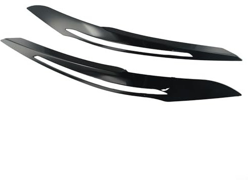 Scheinwerfer-Augenbrauen für BMW 1er F20/F21, ABS-Blenden für Pre LCI Modelle 2011 2014 (Schwarz)