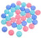 BESPORTBLE 100Piezas Bolas De Coloridas De Macarrón para Piscina Unidades De para Interiores y Exteriores para Fiestas y Actividades Acuáticas