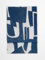 Marc O'Polo Strandlaken Geo Murphy Marine, 100x180 cm - 100% Bio-Baumwolle - Grafisches