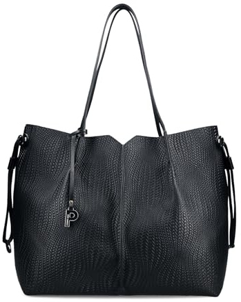 Picard Damen Shopper Onigiri | Handtasche Damen aus hochwertigem Echtleder mit herausnehmbarer Clutch | elegante Schultertasche mit viel Stauraum | ideal für Business und Alltag