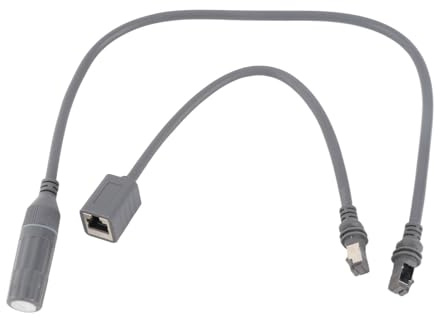 Blaihild Satelliten-RJ45-Adapter, 1200 Mbit/s Übertragungsgeschwindigkeit, IP68, Wasserdichtes Bodendesign, Stabile Internetverbindung, Plug-and-Play für Computer, Laptop, Smart-TV, Spielekonsole,