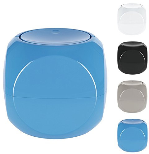 Spirella Poubelle à Bascule PP Dice 1L Bleu