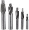 Akozon 5 pièces M3-M8 Pilot Slotting Fraise en bout de moule de contre-alésage Fente solide Foret pour fraise en bout