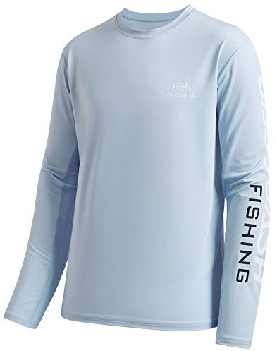 Bassdash Angeln T-Shirt Fishing Langarm Wasser UPF 50+ Shirt Rashguard Angelbekleidung UV Sonnenschutz