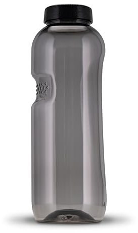 Kavodrink Tritan Trinkflasche 0,75L Wasserflasche schwarz Sportflasche BPA frei Flasche 750ml