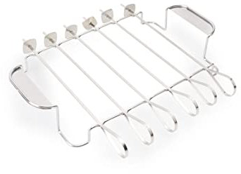 Primaster Grillspieß Set Premium Edelstahl, inklusive 6 Spieße, Grillzubehör