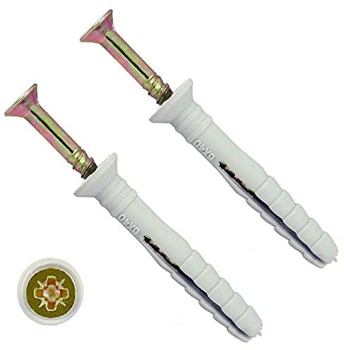 TERF® Nylon Hammer Fixing Flat Countersunk Head Zinc Yellow 6.0mm X 60mm - Pack of 25