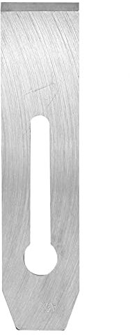 Lame de Rabot à Main Walfront HSS 44mm/51mm Lame de Rabot Manuel pour Charpentier Travail du Bois Argent Blanc