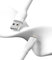 Ringke Fast Charging Pastel Cable [2M / 12W], USB Type A to Lightning Rapid Charger Compatible with iPhone 14 13 12 11 XS XR X Mini 8 7 6S 6 Plus SE iPad, AirPods, etc. - White