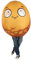 Adult Inflatable Plants Vs Zombie Wall-Nut Fancy Dress Costume Standard