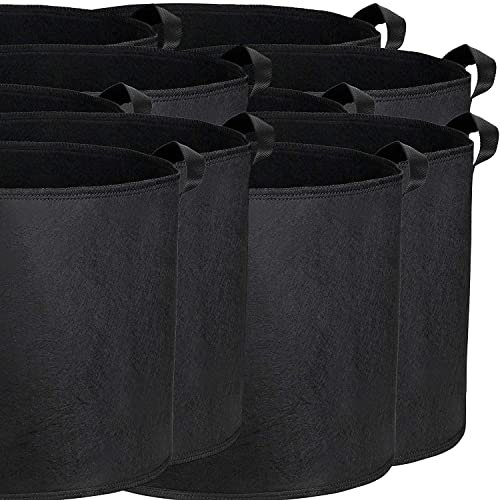 20 Sacs de Culture de Pommes de Terre 2 gallons avec Rabat Sacs de Culture de Plantes de Jardin Pots tomates et Fruits en Plein air 20 cm/8 Pouces de diamètre 20 cm/8 Pouces de Hauteur