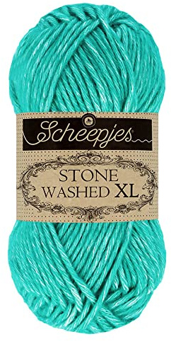 Scheepjes - Scheepjes Stone Washed XL 864 Turquoise Yarn - 10x50g