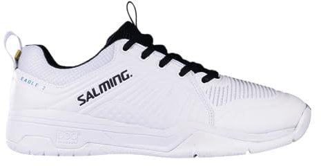 Salming Eagle 2 Indoor Hallenschuhe weiß/schwarz 1233050-0707 (eu_Footwear_Size_System, Adult, Numeric, medium, Fraction_41_and_1_Third)