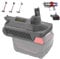 JJXNDO Per Dyson V10, adattatore V10, per batterie agli ioni di litio Milwaukee M18, 18 V, per Dyson V10, per aspirapolvere Dyson V10, Cyclone Animal, Absolute Fluffy SV12