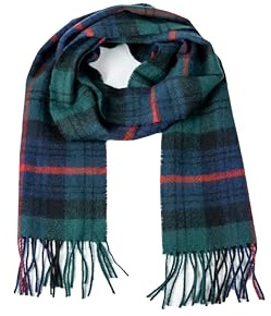 Briomhar Unisex Lambswool Schottenkaro (1er Pack)