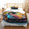Porsche Bettwäsche Set Bettbezug 3D Bedruckte Betten Für Kinder Jungen Mädchen Thema Raumdekor Für Schlafzimmer, Weiche Bequemer Single（135x200cm）