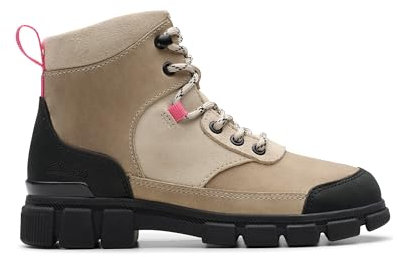 Clarks Astrolzipwp K, Stivali alla Moda Bambine e Ragazze, Marrone Scuro, 29