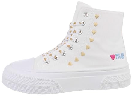 Ital Design Damenschuhe Freizeitschuhe Sneakers High