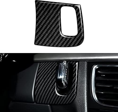 Kohlefaser Auto Kompatibel mit Audi A4 B8 A5 S5 A4 Interieur Zubehör (Schlüsselanhänger)