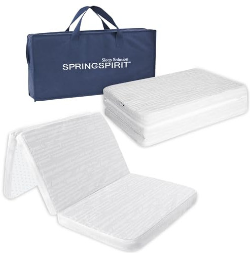 Wasserdichte Reisebett-Matratze, 60 x 120 cm, dreifach gefaltet, tragbare Kleinkinderbett-Matratze, Baby-Schaumstoff-Isomatte, passend für Hauck Dream N Play, BabyDan extra großes Reisebett