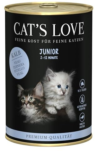 Cat'S Love | Nassfutter für Katzen | 6 x 400 g | (Kittenkind)