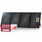 ELMAG Faltbares Solarpanel SOLAR 100 Monokristallines 100W Solarmodul für tragbare Powerstations 18V DC Solarpanel mit integrierten Stützfüßen Ideal für Outdoor, Camping & Wohnmobil