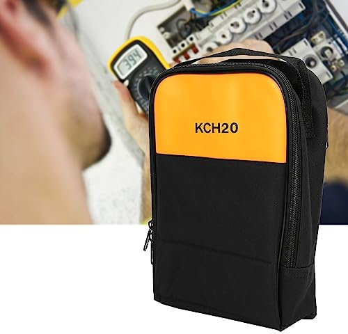 Portable Digital Oscilloscope Soft Storage Bag Case Accessory Fit, with Application for Oscilloscope, Clamp Meter, Multimeter