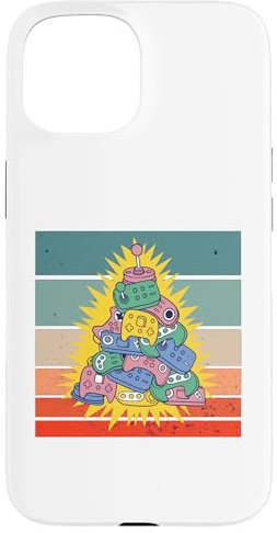Coque pour iPhone 15 Arbre de contrôleur pour passionnés de jeux, joystick de