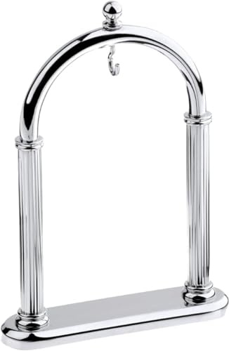 Pocket Watch Display Stand, Full Arch Chrome Holder for Timepieces