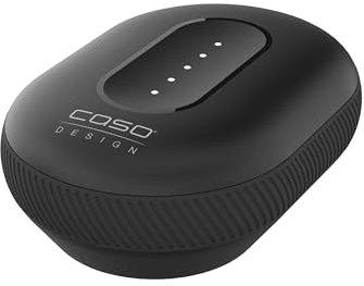 CASO Click & Power - Einzelakku für CASO Click-Serie, 5 Lichtstufen (20-100%), inkl. USB-C Kabel, Schwarz