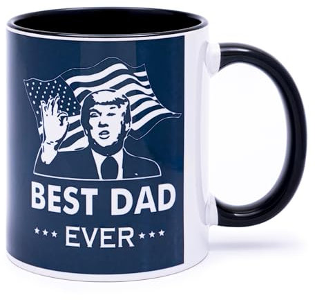 decorluxes Taza de café divertida de 325 ml, regalo para el día del padre, cumpleaños para papá, papá o papá de hijo, hija o esposa
