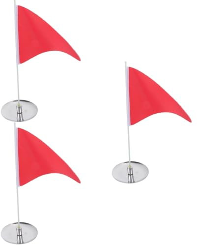 LOORGVEL 3 Sets-tragen Oxford Tuch Golf Flaggen Golf Training Flaggen Tasse