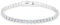 KRKC Damen Armband, 3mm Edelstahl Tennis Armband 5A Zirkonia, Nickel-frei Rostfrei Armkette Schmuck Geschenk für Frauen Geburtstag Muttertag Länge 19cm