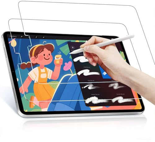Penbinmall Pack of 2 Paper Protective Film for iPad Mini 4/5 7.9 Inch, Drawing Like on Paper, Anti-Glare, with Easy Installation Kit