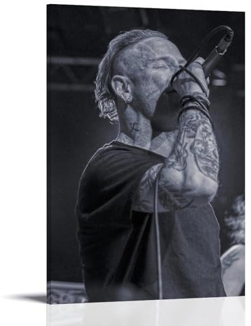 HDFECMK Corey Taylor (8) Poster, Wandkunst, ästhetisches Leinwandbild, Vintage-Gemälde für Zimmer, 40 x 60 cm, Rahmenstil