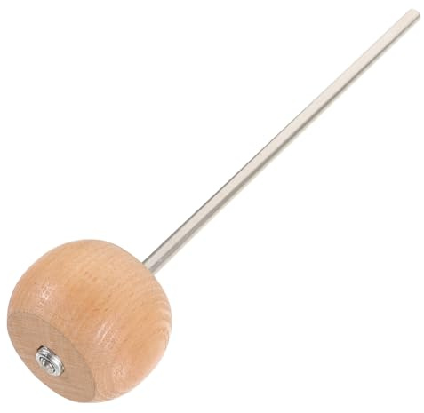 Toddmomy Holzschlägel Ersatzteil Trommelpedal Holz Bassdrumschläger Große Trommel Zubehör Trommelhammer Mit Massivem Holzgriff Bass Drum Schlaginstrumentenzubehör
