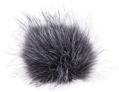 XuQiZZpp Cuffia Microfono Parabrezza Schiuma Copertura Microfono Ricambio Per Testa Proteggere Microfono Per ZOOM H5 H6 Peloso Parabrezza Muff