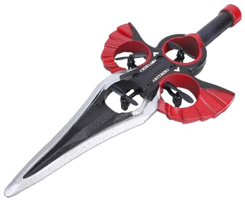 SENECESLI Flying Sword RC-Drohne, Gestenfernbedienung, Flying Sword-Fernbedienung, Flugzeugspielzeug mit Buntem LED-Licht für Jungen, Geburtstag, (Rot)