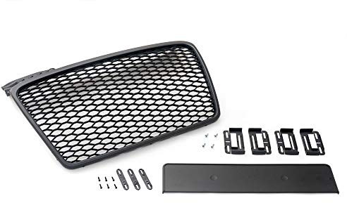 Kompatibel mit A4 B7 04-09 Waben Grill Kühlergrill Front Grill + Simple Fix