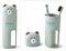 Travel Toothbrush holder and toothbrush Set，Bear Portable Business Wash Cup Holder (green)