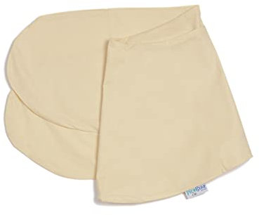 pic Bear Ersatzbezug für Stillkissen - hochwertige anschmiegsame Jersey Baumwolle für Lagerungskissen - Seitenschläferkissen - Classic 190 cm - Uni Schöngelb